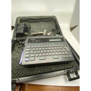Brother P Touch Electronic Label Maker PT-20 with Hard Case Untested